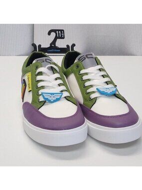 Disney Pixar Lightyear Men's 11.5 M Toy Story Canvas Lace Up Low Top Sneaker NWT